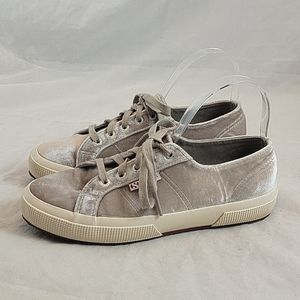 Superga Velvet Sneakers